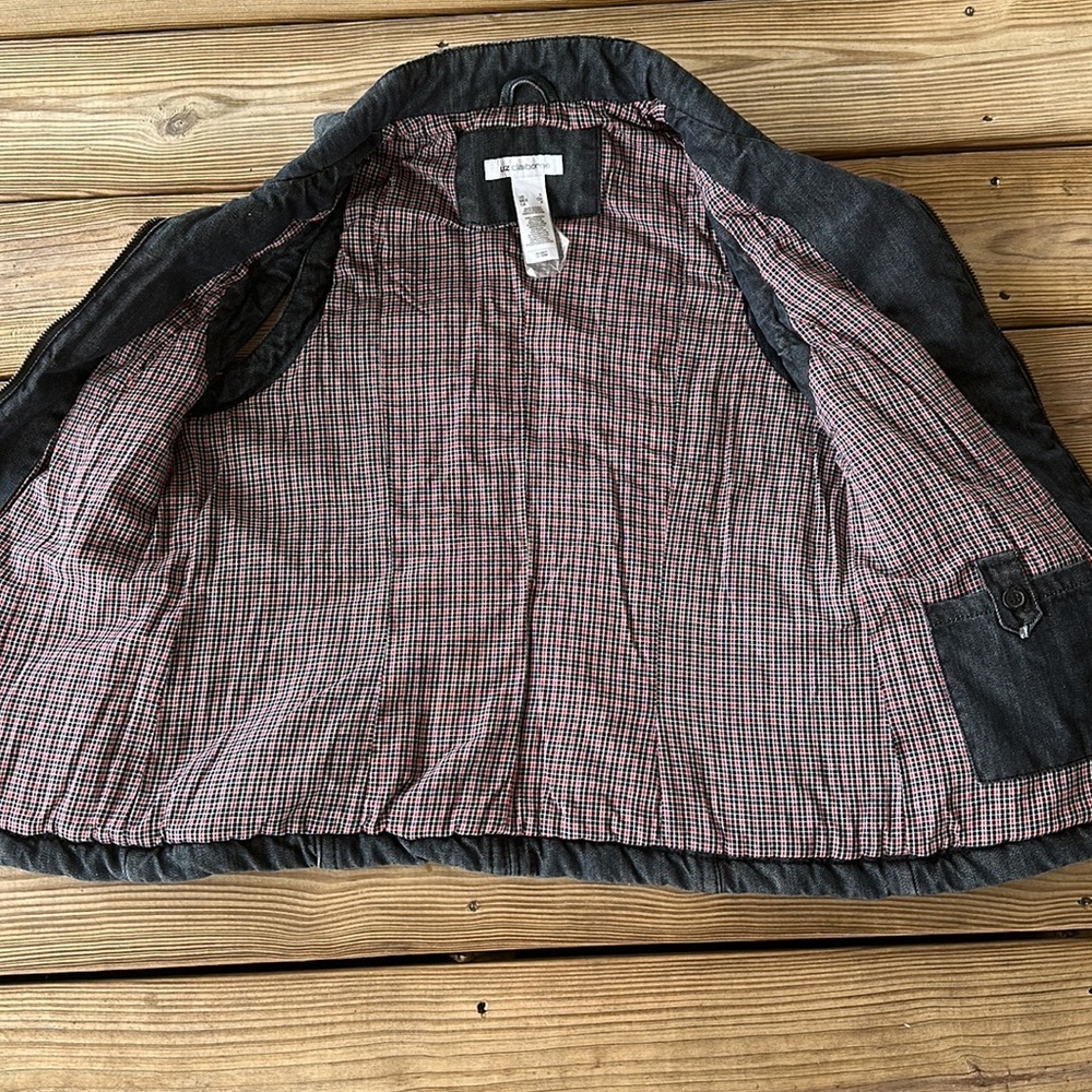 Liz Claiborne women’s jean lined vest size S - Picture 8 of 11